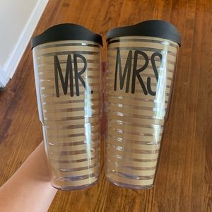 Mr. and Mrs. large tervis